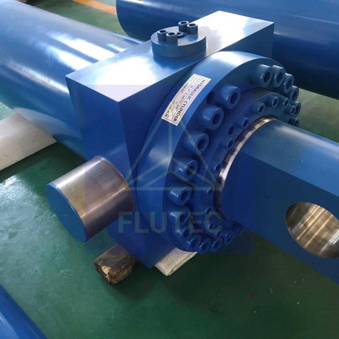 Heavy Duty Custom Hydraulic Cylinders 100% pengujian tekanan untuk pemotongan logam 0