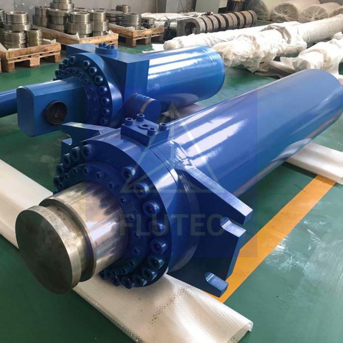 Heavy Duty Custom Hydraulic Cylinders 100% pengujian tekanan untuk pemotongan logam 3