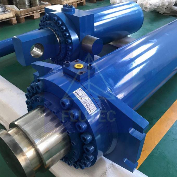 Heavy Duty Custom Hydraulic Cylinders 100% pengujian tekanan untuk pemotongan logam 5