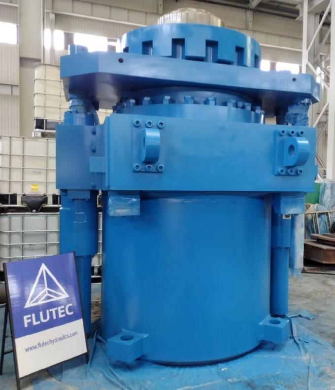 Flating Press Custom Made Hydraulic Cylinders Untuk Mesin Pemotong 0