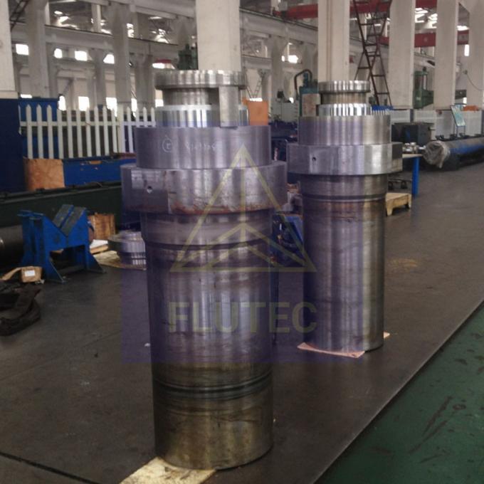300 ton Cylinder Hidraulik Custom Untuk Mesin Pencet Bahan Baja Alloy 0