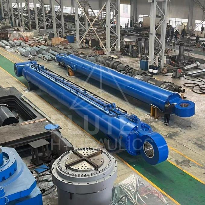 Silinder Pencet Hydraulic Marinir Berfungsi Ganda Untuk Sistem Jackup Offshore 0