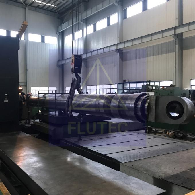 Baja Karbon Teknik Aksi Ganda Silinder Hidraulik Sertifikat ISO9001 4