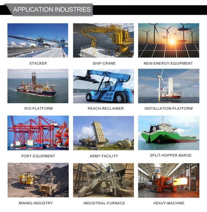 Baja Karbon Teknik Aksi Ganda Silinder Hidraulik Sertifikat ISO9001 7