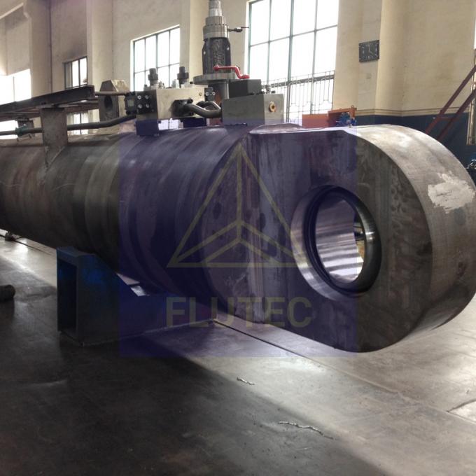 SGS Double Acting Long Stroke Hydraulic Cylinder Bahan baja karbon laut 1