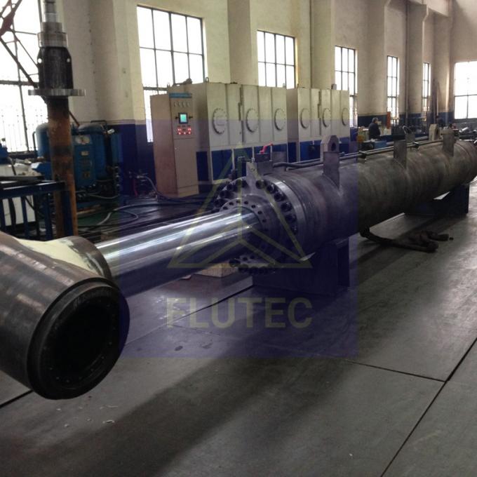 SGS Double Acting Long Stroke Hydraulic Cylinder Bahan baja karbon laut 2