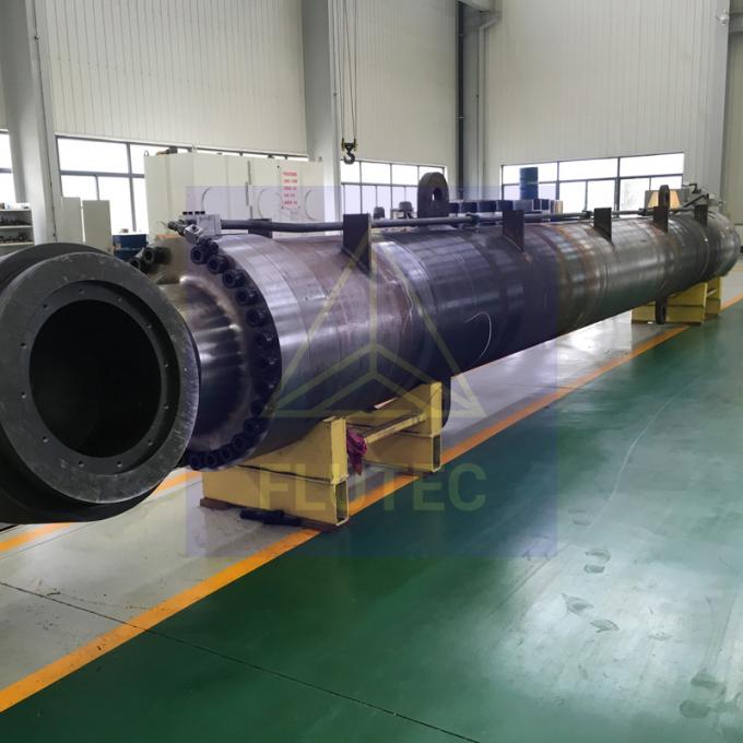 Baja Karbon Offshore Silinder Hidraulik Long Stroke Untuk Piling Barge 0