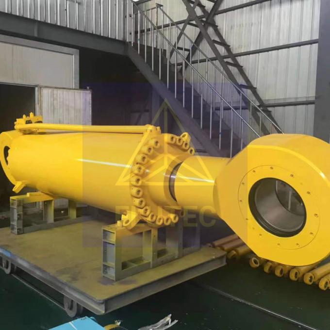 Silinder Hidraulik Kelautan Baja Custom Made Long Stroke Hydraulic Press Cylinder 1