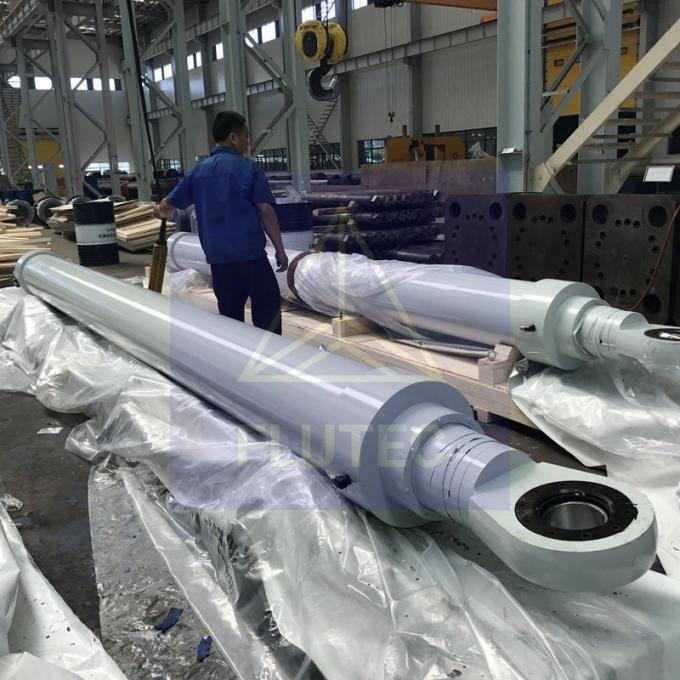 Offshore Hydraulic Press Cylinder Double Acting Untuk Barge Angkatan Laut 0