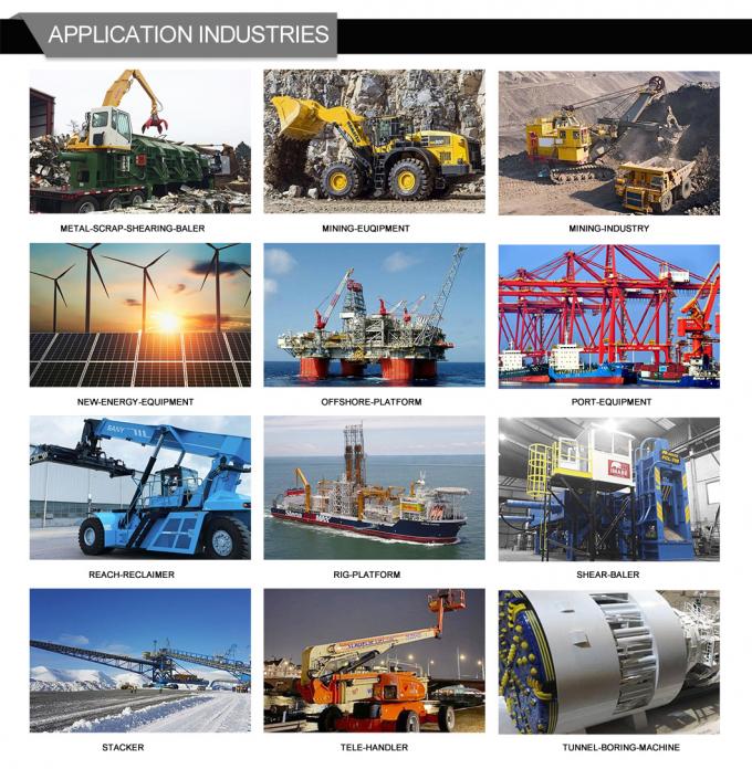 Silinder Hydraulic Laut yang Stabil / Dapat Diandalkan Untuk Platform Kerja Jack Up 4