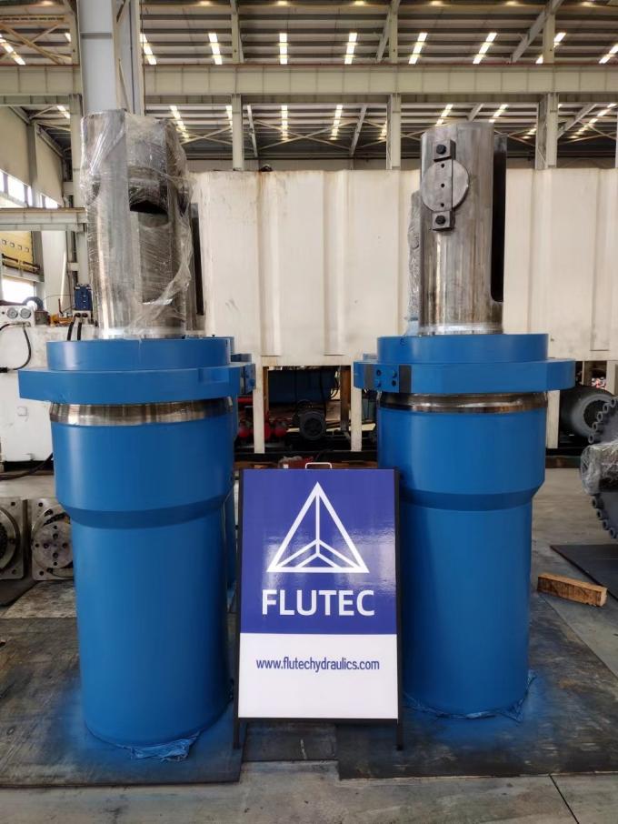 40MPa Marinir Silinder Hydraulic Mill Tipe Boom Silinder Minyak Hidraulik 10
