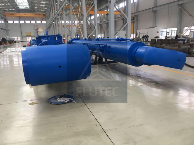 Silinder Luffing Custom Berfungsi Ganda Untuk Piling Barge 0