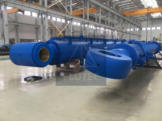 Silinder Luffing Custom Berfungsi Ganda Untuk Piling Barge 1