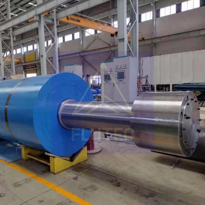 Disesuaikan 400 ton Large Bor Hydraulic Cylinder Tekanan Sedeng 1