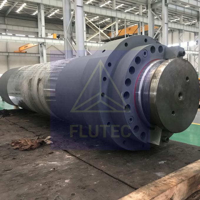 Diameter Besar Silinder Hidraulik Berfungsi Ganda Untuk Pencet ISO9001 Disetujui 1