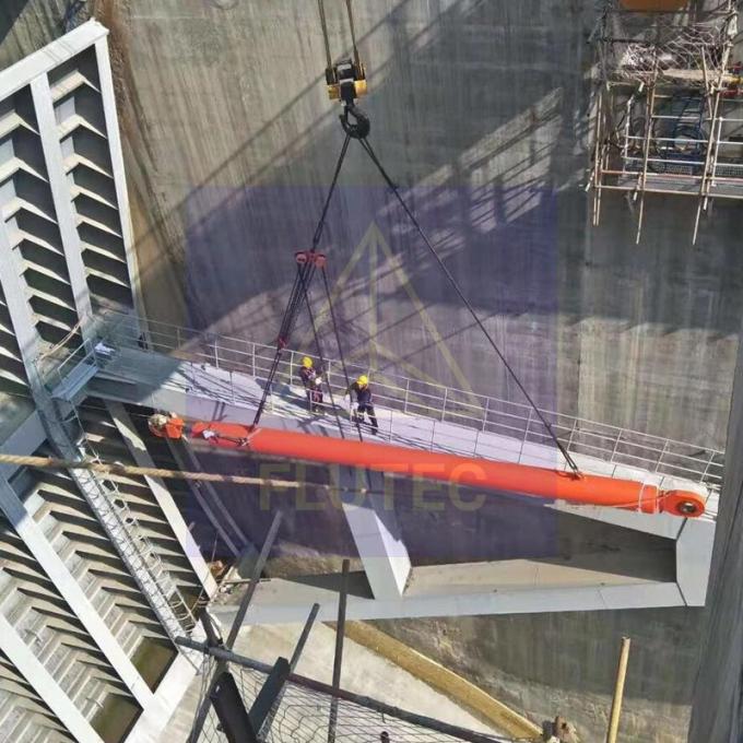 Pintu Bendungan Pembangkit Listrik Tenaga Air Silinder Hidraulik Bahan Baja Karbon 5