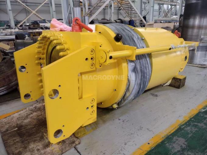 Double Acting Heavy Duty Hydraulic Cylinder Custom Untuk Pabrik Baja 0