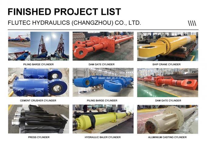 Silinder Minyak Hidraulik Tekanan Tinggi Tugas Berat 3500ton Untuk Pabrik Baja 2