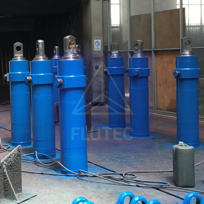 Telescopic Hydraulic Press Cylinder yang dibuat khusus untuk platform miring 1