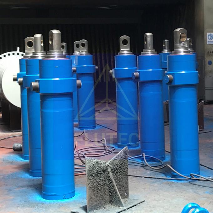 Telescopic Hydraulic Press Cylinder yang dibuat khusus untuk platform miring 2