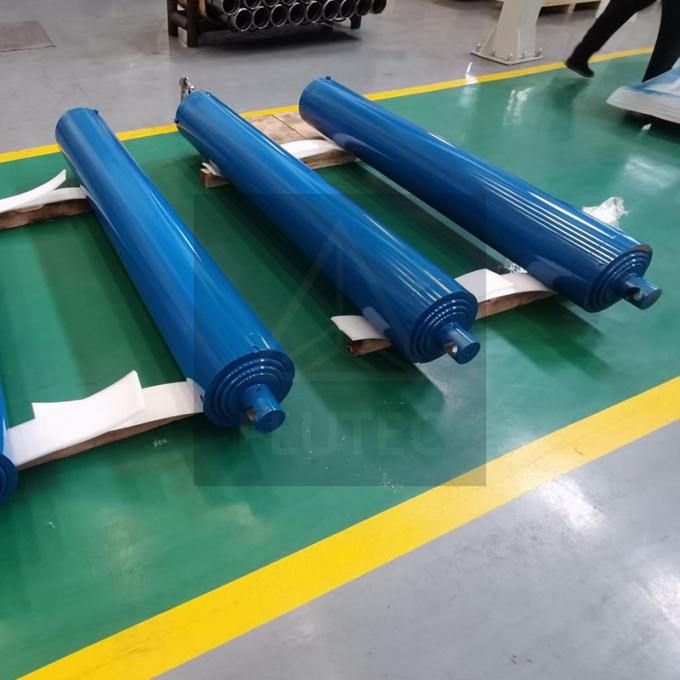 4 Tahap Telescopic Hydraulic Cylinder Double Acting Untuk Gantry Hidraulik 1