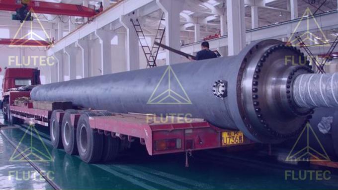 Silinder Hidraulik Teleskopik Jarak Panjang Custom Untuk Platform Pengeboran Offshore 1