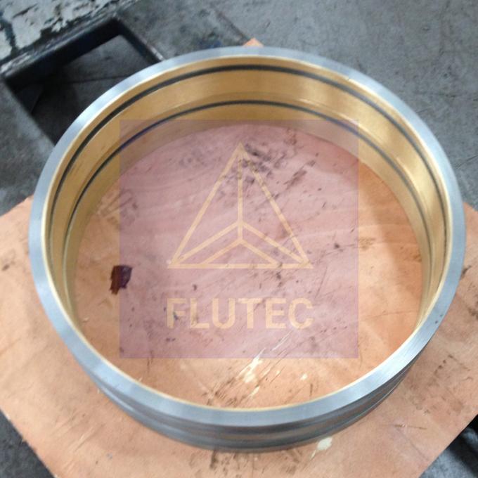 CNC Machining Custom Bronze Bushing Polishing Untuk Silinder Press Hidraulik 1