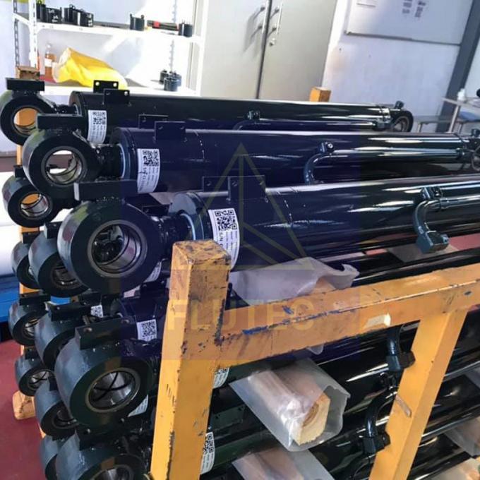 Peralatan Mobile Baja Karbon Silinder Hidraulik Piston Berfungsi Ganda Jenis 0