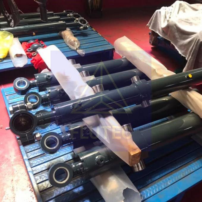 Peralatan Mobile Baja Karbon Silinder Hidraulik Piston Berfungsi Ganda Jenis 1