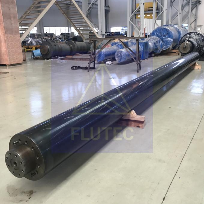 Heavy Duty Long Stroke Hydraulic Cylinder, Cylinder Piston Rod yang disesuaikan 1