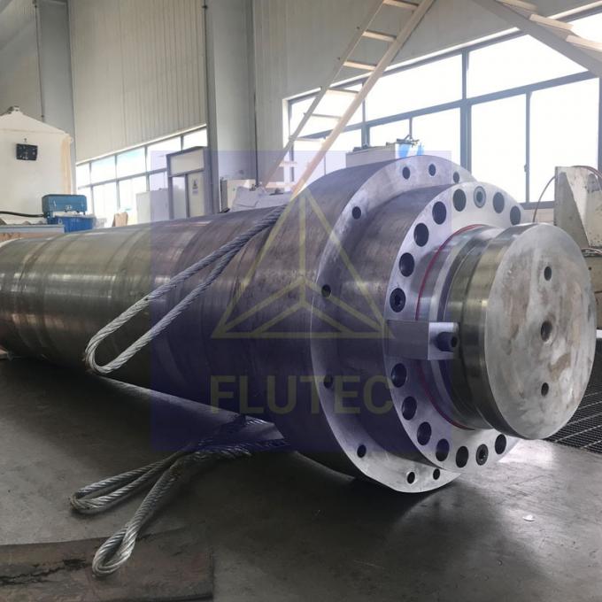 100% pengujian tekanan ganda bertindak 1000ton Press Cylinder untuk peralatan energi baru 1