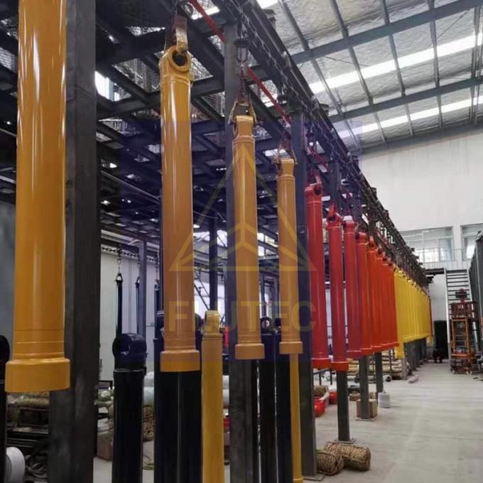 Peralatan Mobile Boom Silinder Hidraulik Untuk Excavator Custom Tersedia 2