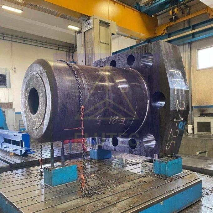 Double-acting Hydraulic Cylinder Piston Rod Untuk Mesin Extrusion 5000 Ton 0