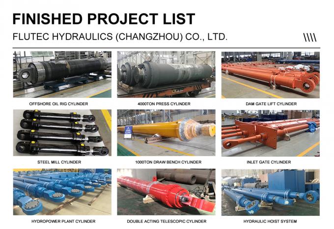 Double-acting Hydraulic Cylinder Piston Rod Untuk Mesin Extrusion 5000 Ton 5
