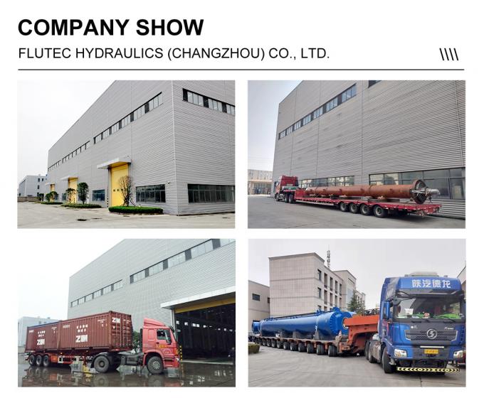 Silinder hidraulik utama dengan lubang besar untuk mesin cetak logam 5000 ton 6