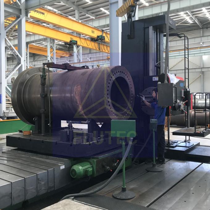 100% pengujian tekanan 600 ton tabung silinder penekan hidrolik 2