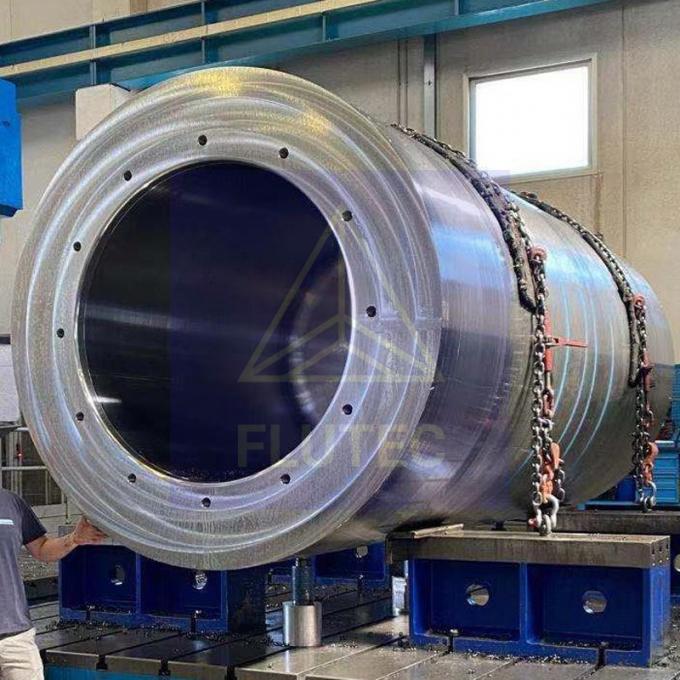 70MPa Steel Hydraulic Cylinder Barrel Untuk Hydraulic Press 0