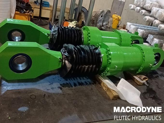 Heavy Duty Industrial Hydraulic Cylinder Piston Type Untuk Industri Baja 0