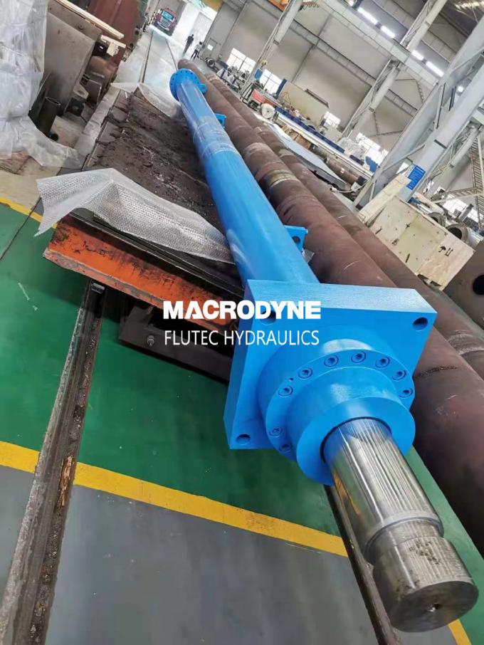 Tekan Push Industrial Hydraulic Cylinder Untuk Hydraulic Baler Sertifikat SGS 1