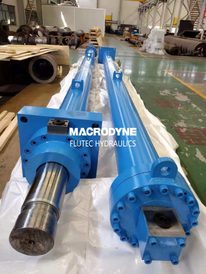 Tekan Push Industrial Hydraulic Cylinder Untuk Hydraulic Baler Sertifikat SGS 0