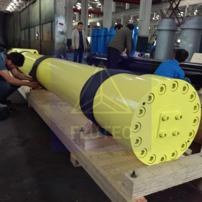 Tekan Push Industrial Hydraulic Cylinder Untuk Hydraulic Baler Sertifikat SGS 2