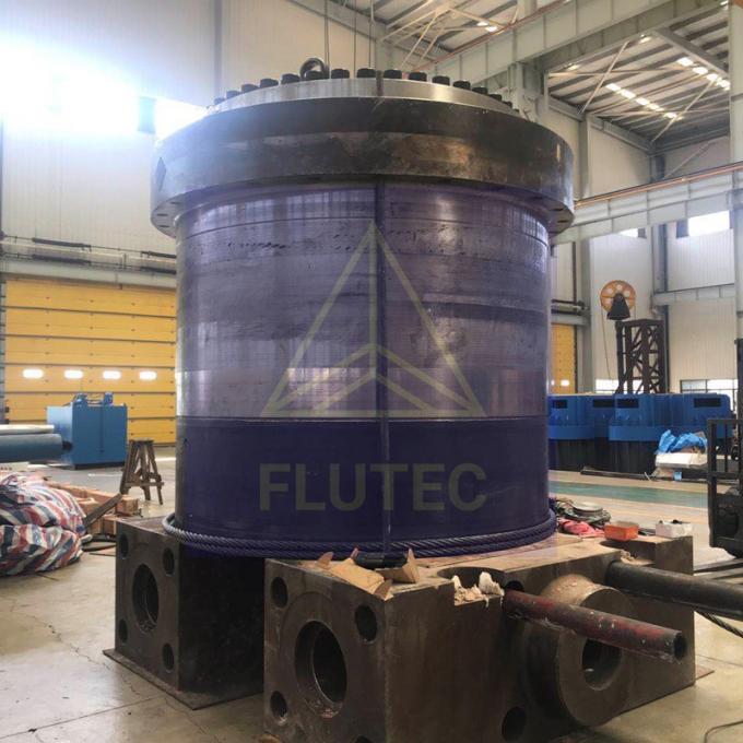 Tekanan Tinggi Besar Bore Press Cylinder Untuk Mesin Hydraulic Shearing 7