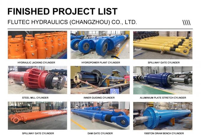Silinder hidrolik industri khusus tugas berat untuk peralatan pertanian 5