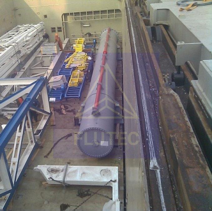 Long Stroke Double Acting Custom Made Hydraulic Cylinders Untuk Mesin Cold Draw 0