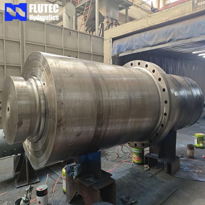 Tekanan Tinggi Besar Bore Press Cylinder Untuk Mesin Hydraulic Shearing 0