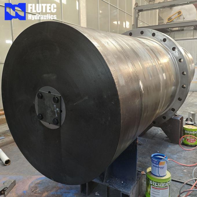 Tekanan Tinggi Besar Bore Press Cylinder Untuk Mesin Hydraulic Shearing 1