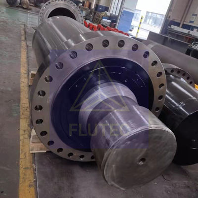 Flutec Large Bore Hydraulic Cylinder Tailer-Made Long Stroke Untuk Shear