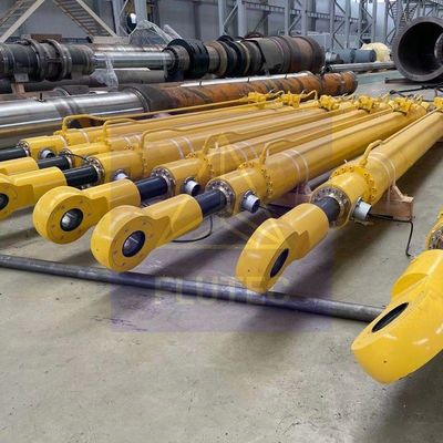 Tie rod Silinder hidraulik untuk pintu bendungan Piston Type ABS Disetujui