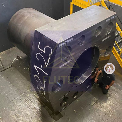 Disesuaikan tabung silinder hidrolik paduan baja untuk 20000ton mesin extrusion press
